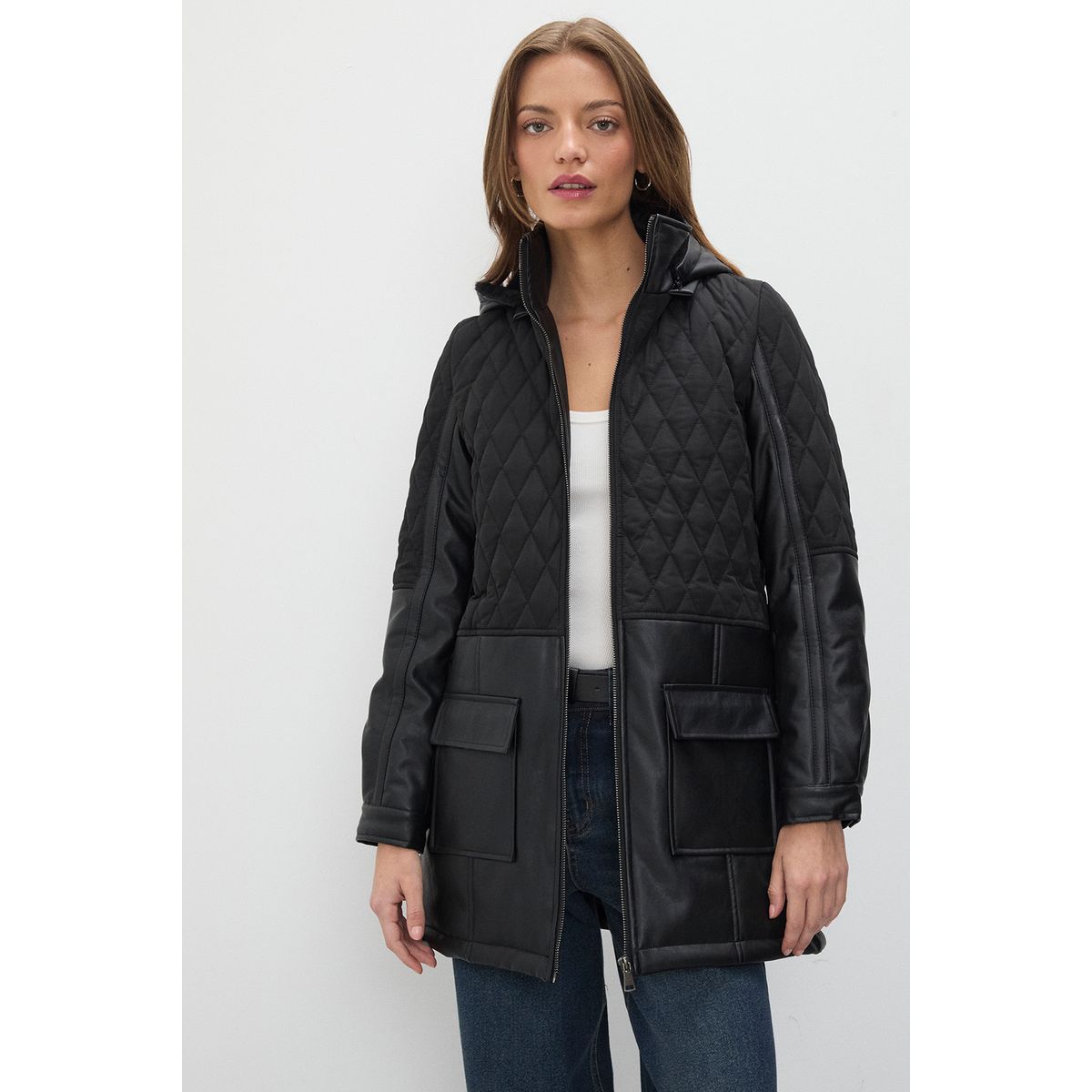 IO - Parka Negro Mujer Io