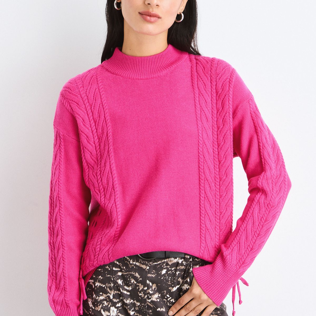 IO - Sweater Fucsia Mujer Io