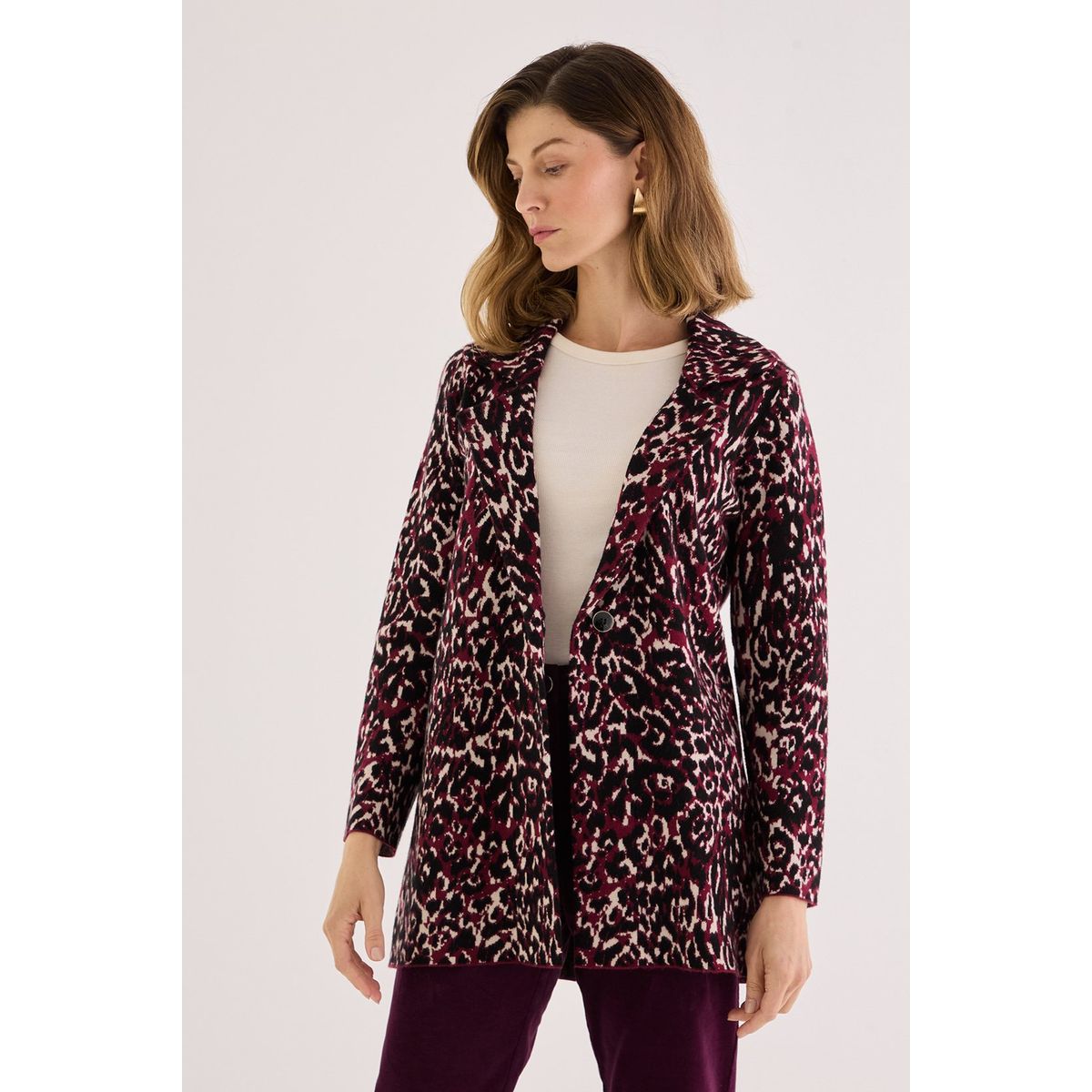 MA GRIFFE - Tejido Burdeo Mujer Magriffe