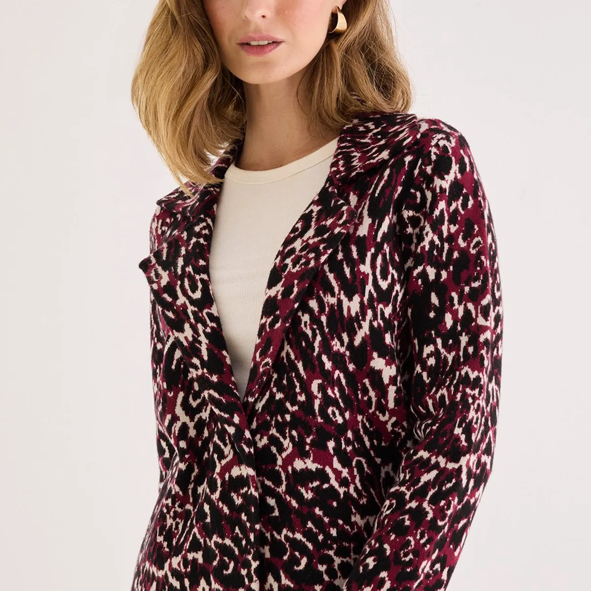 MA GRIFFE - Tejido Burdeo Mujer Magriffe