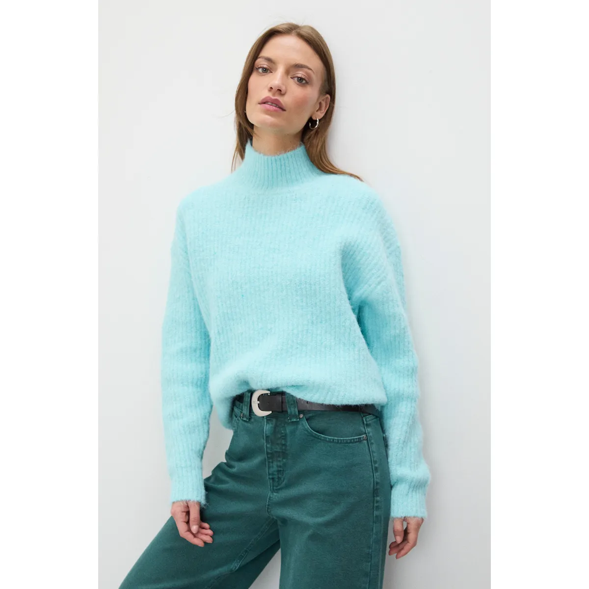 IO - Sweater Celeste Mujer Io