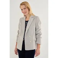 MA GRIFFE - Blazer Gris Mujer Magriffe
