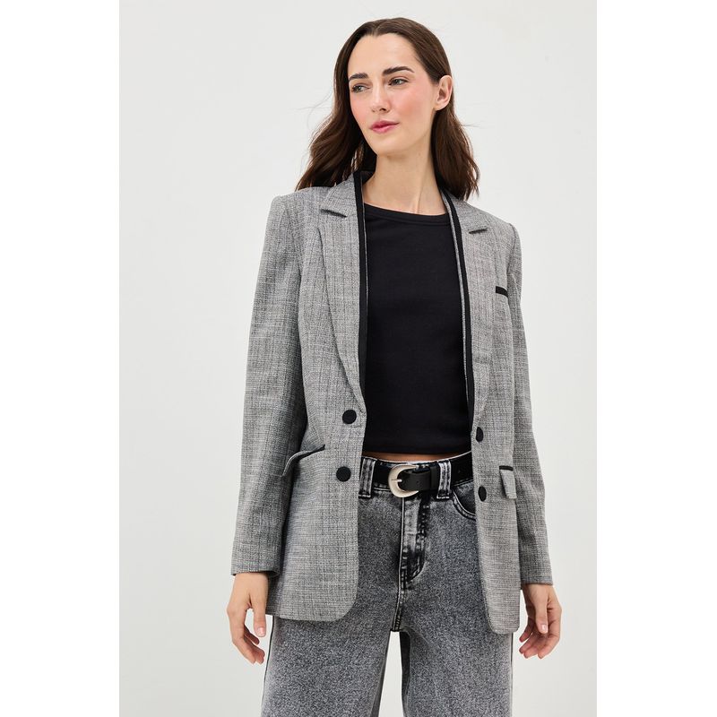 IO - Blazer Gris Mujer Io