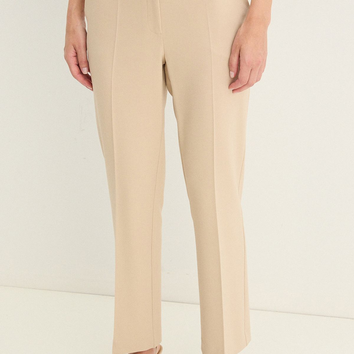 MA GRIFFE - Pantalon Beige Mujer Magriffe