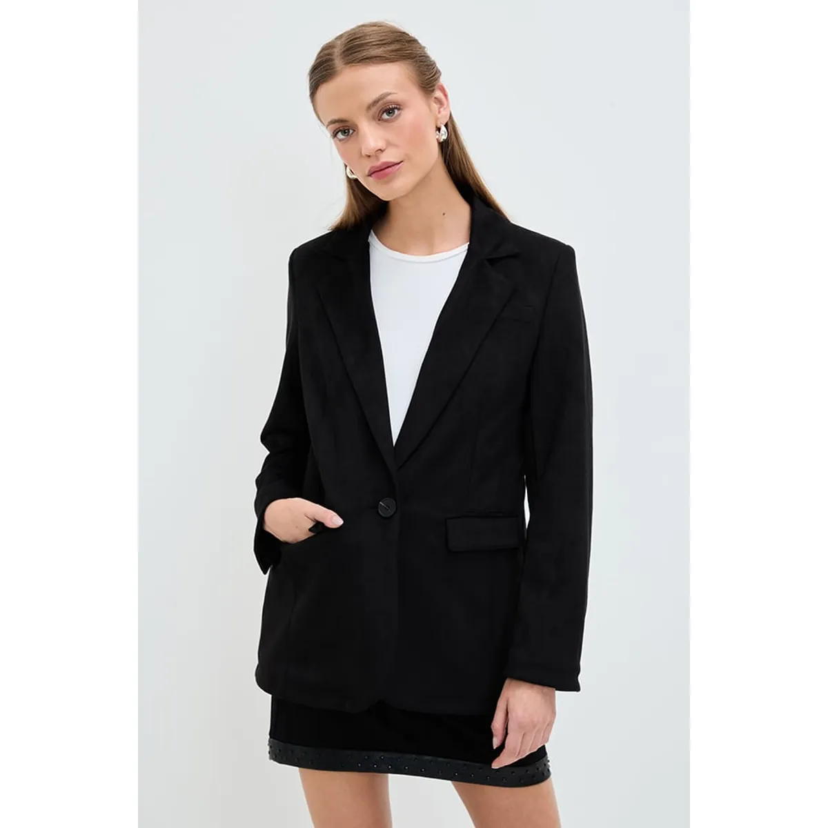 IO - Blazer Negro Mujer Io