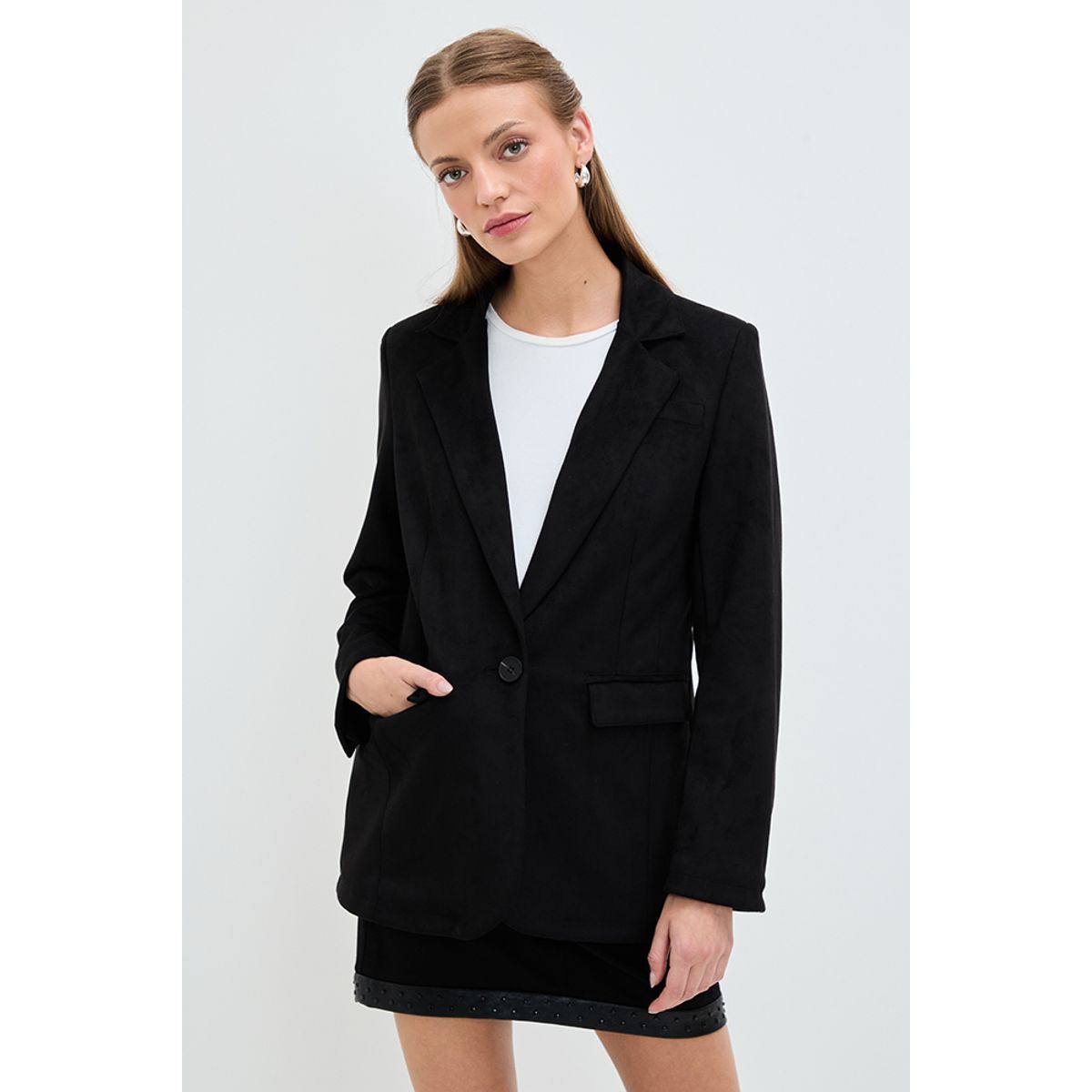 IO - Blazer Negro Mujer Io