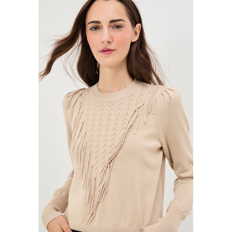 IO - Sweater Beige Mujer Io