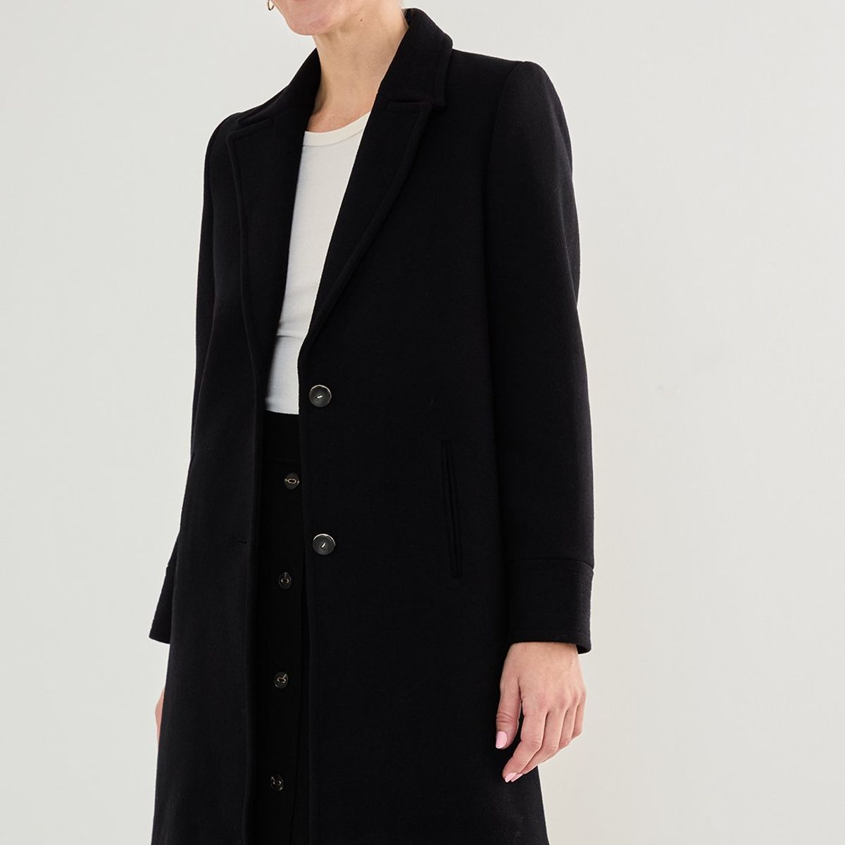 MA GRIFFE - Chaqueton Negro Mujer Magriffe