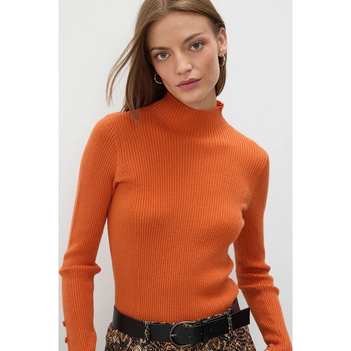 IO - Sweater Naranjo Mujer Io
