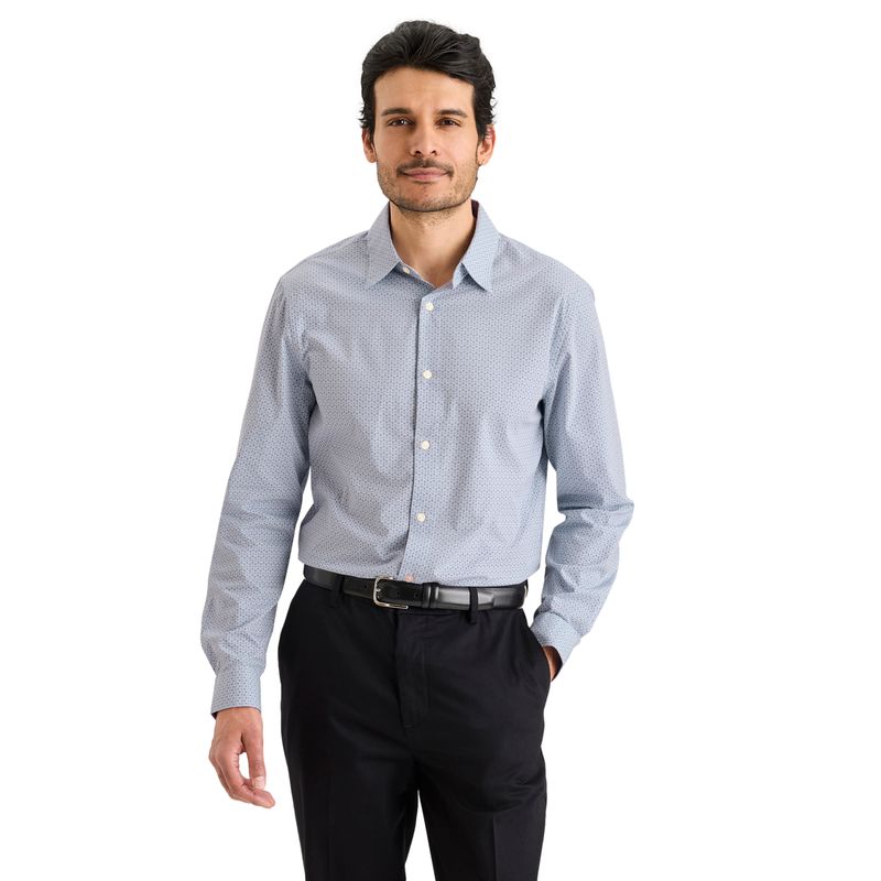 DOCKERS - Camisa Hombre Workday Classic Fit Celeste Dockers