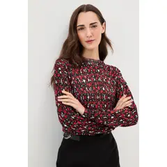 IO - Polera Manga Larga Negro Mujer