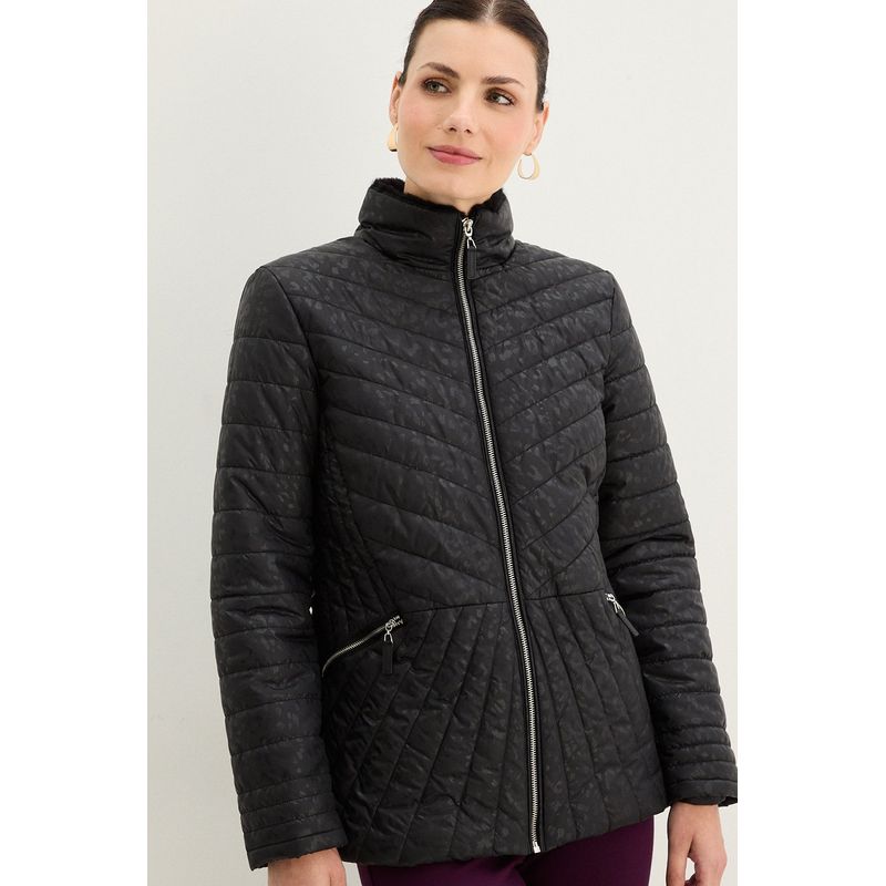 MA GRIFFE - Parka Negro Mujer Magriffe