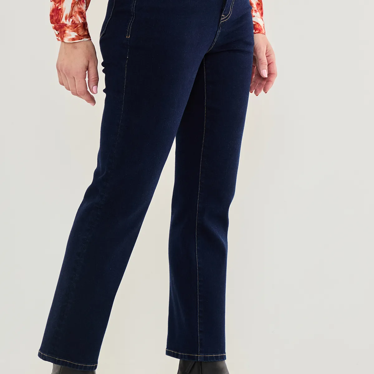 MA GRIFFE - Jeans Azul Marino Mujer Magriffe