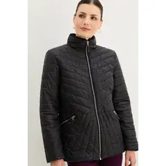 MA GRIFFE - Parka Negro Mujer Magriffe