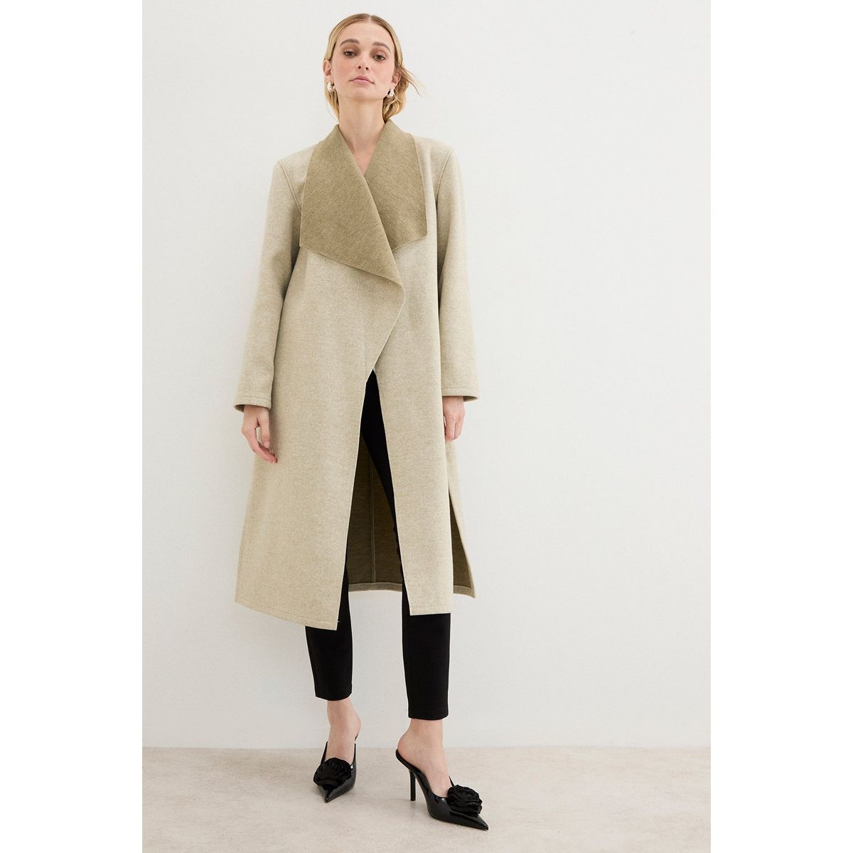 ASH - Abrigo Verde Musgo Mujer Ash