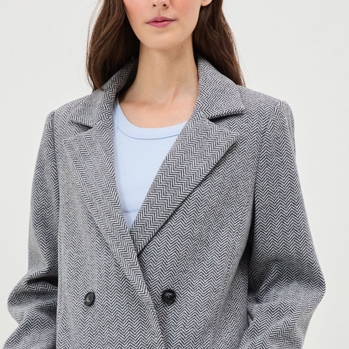 IO - Chaqueta Gris Marengo Mujer Io
