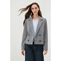 IO - Chaqueta Gris Marengo Mujer