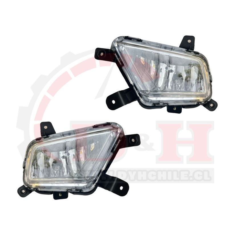 GENERICO - Par Neblineros compatible Kia Rio JB 2009-2011 1G6