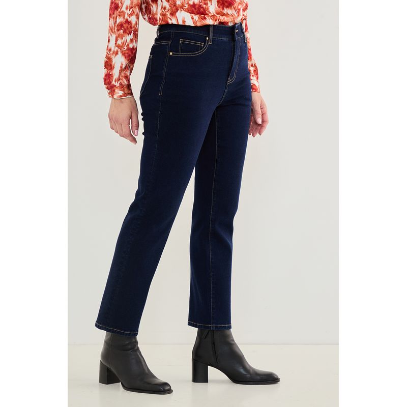 MA GRIFFE - Jeans Azul Marino Mujer Magriffe