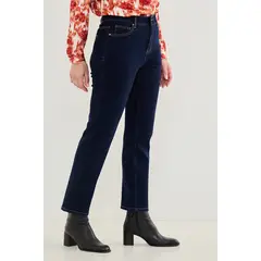 MA GRIFFE - Jeans Azul Marino Mujer Magriffe