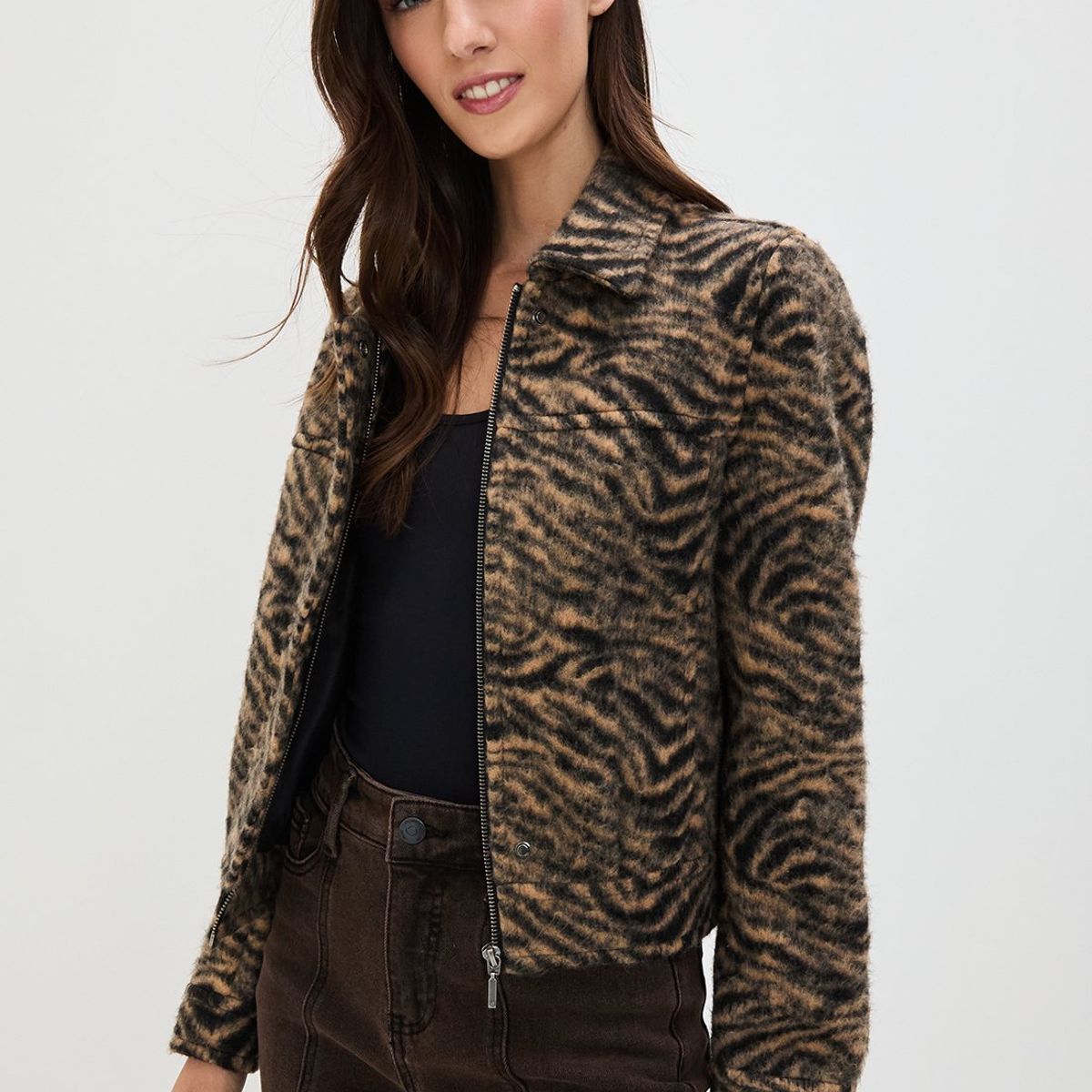 IO - Chaqueta Café Mujer Io