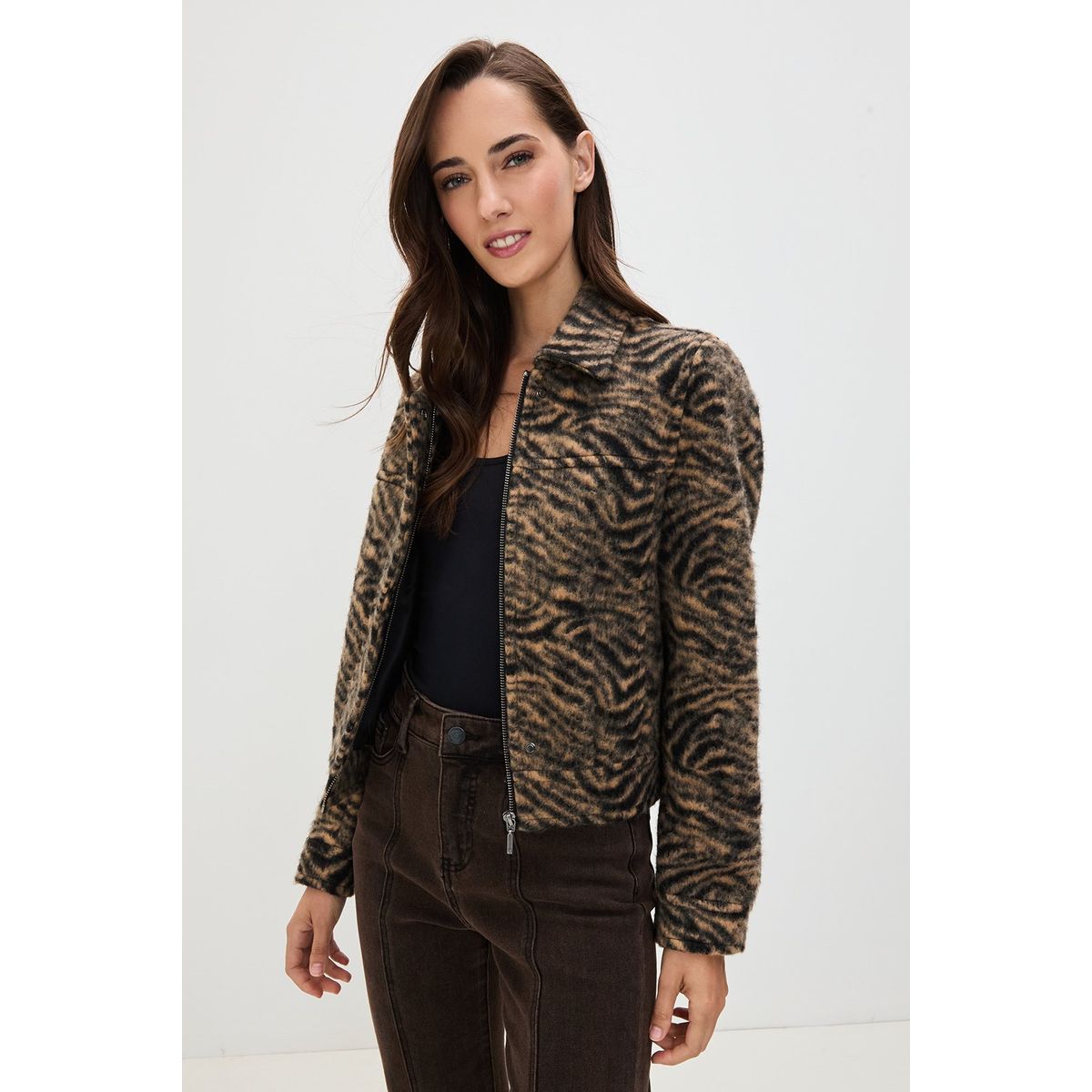 IO - Chaqueta Café Mujer Io