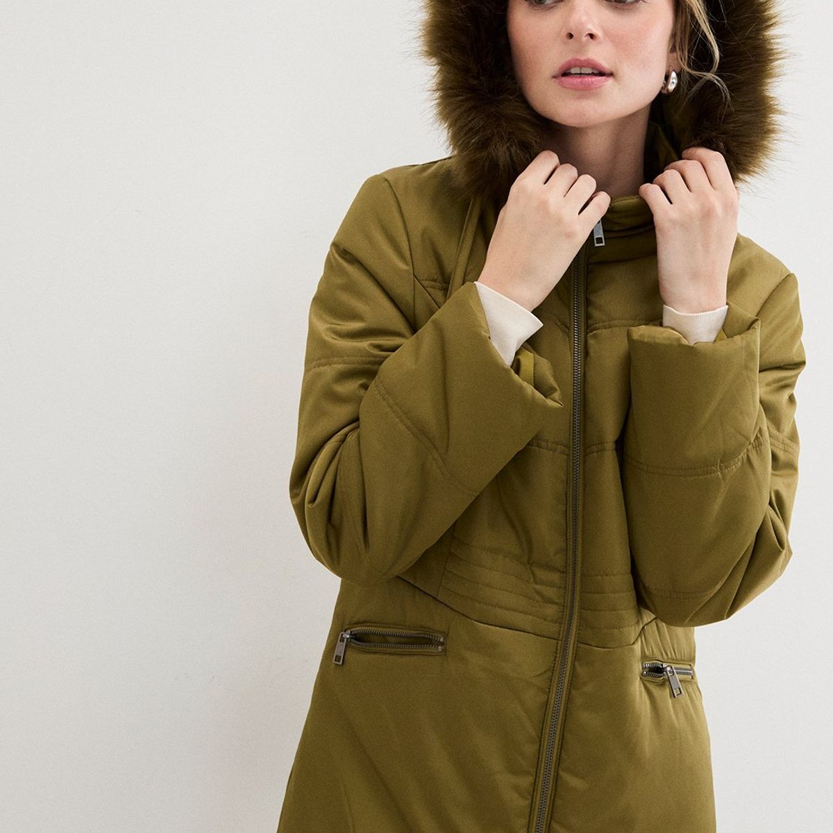 ASH - Parka Verde Musgo Mujer Ash