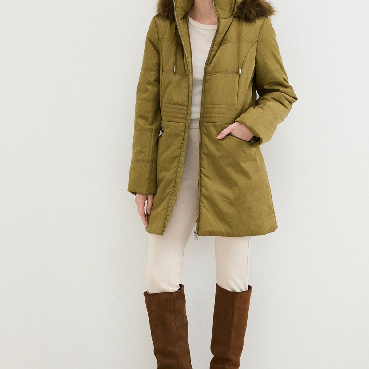ASH - Parka Verde Musgo Mujer Ash