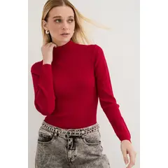 ASH - Polera Manga Larga Rojo Mujer