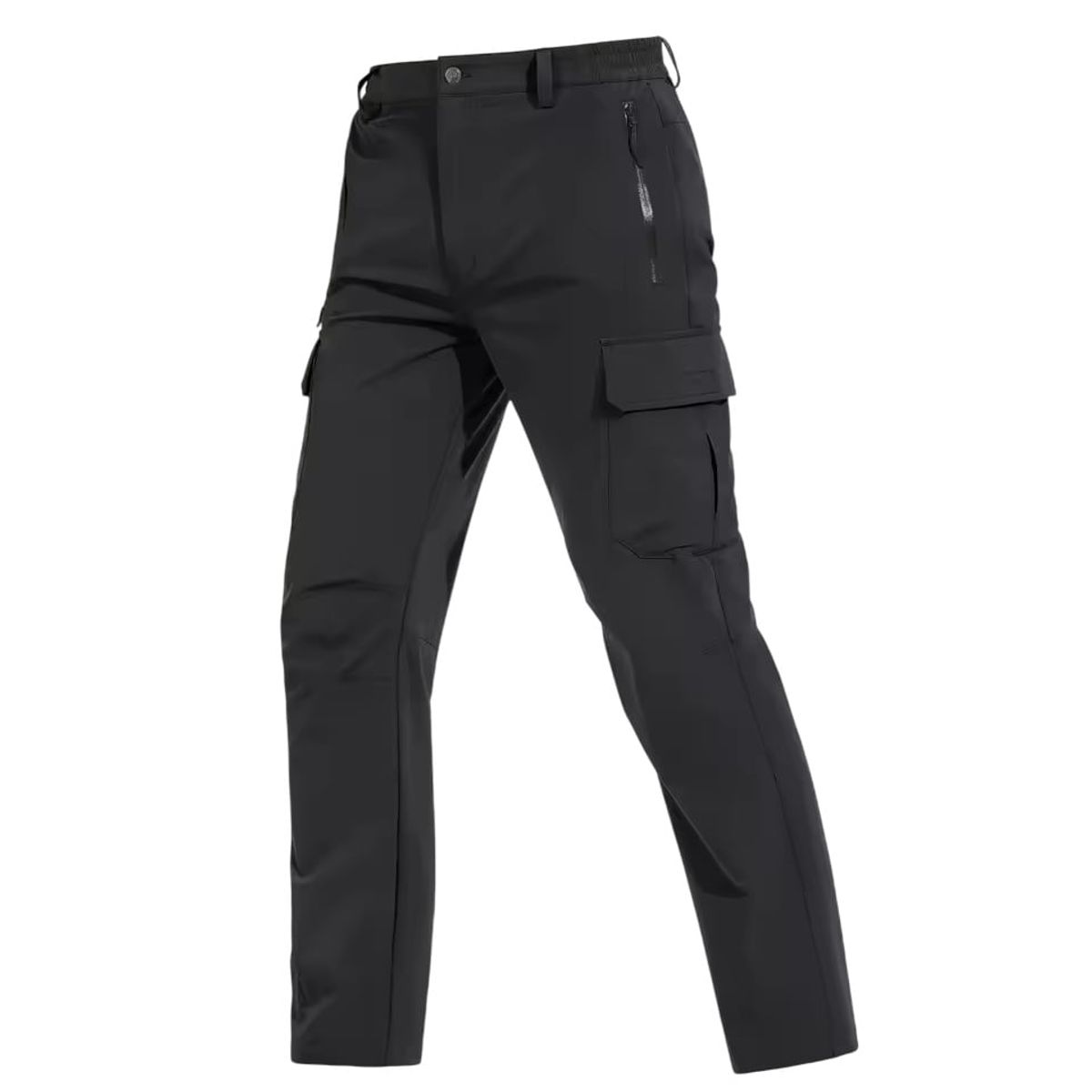 GARSIL - Pantalon Cargo Termico Mujer Tipo Softshell Con Micropolar Impermeable