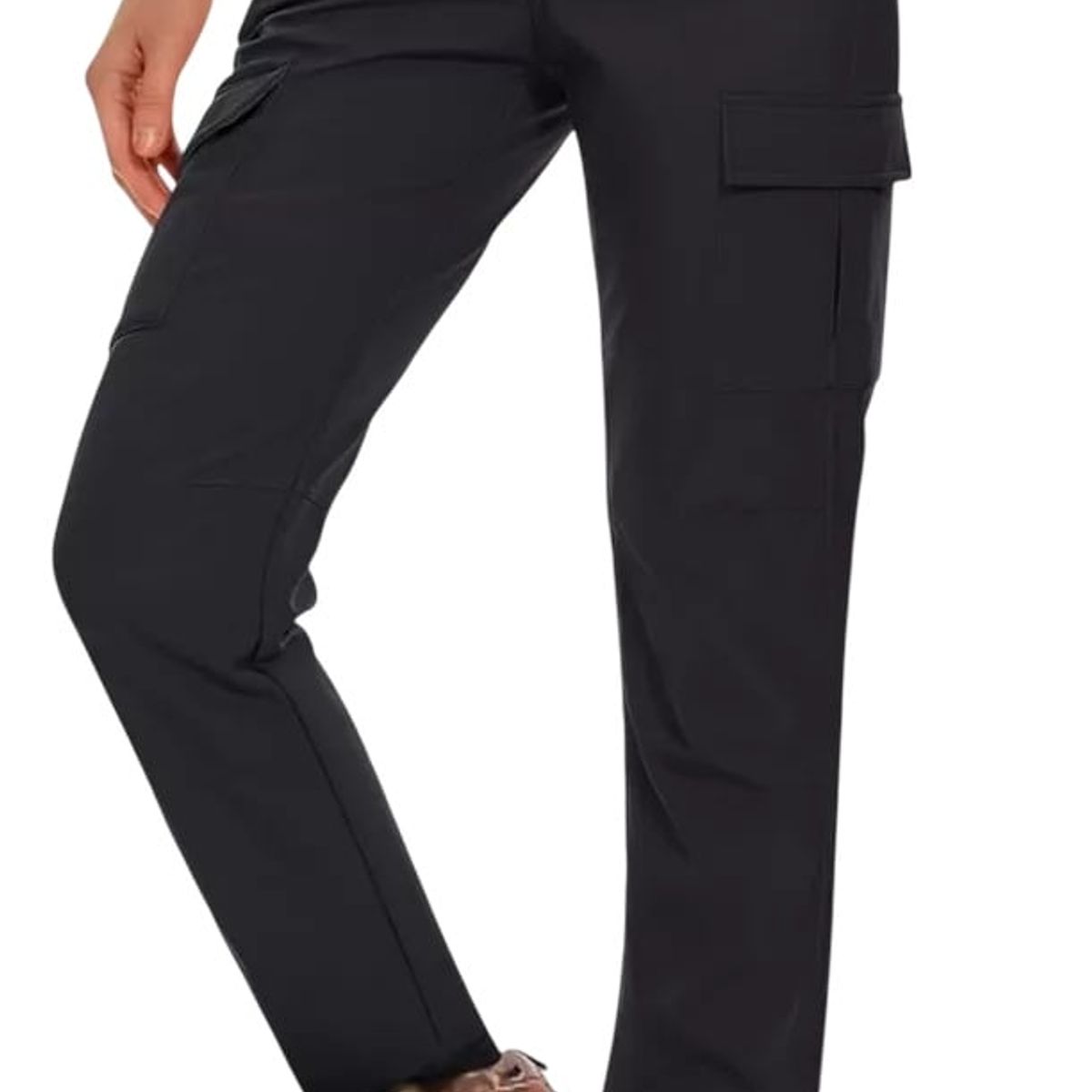 GARSIL - Pantalon Cargo Termico Mujer Tipo Softshell Con Micropolar Impermeable