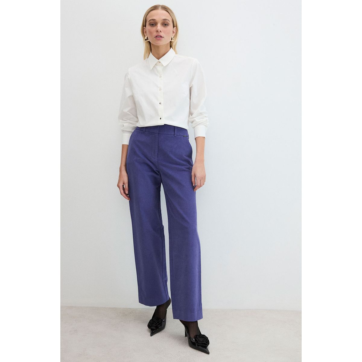 ASH - Pantalon Azulino Mujer Ash