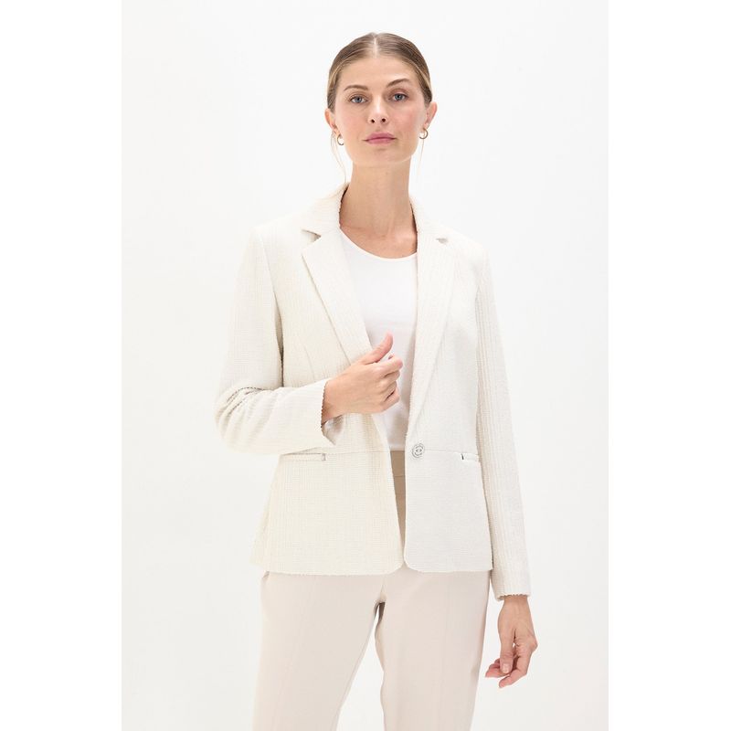 MA GRIFFE - Blazer Fantasia Crudo MAGRIFFE