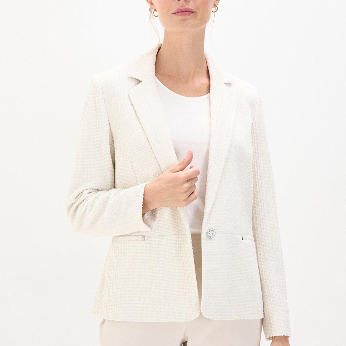 MA GRIFFE - Blazer Crudo Mujer Magriffe
