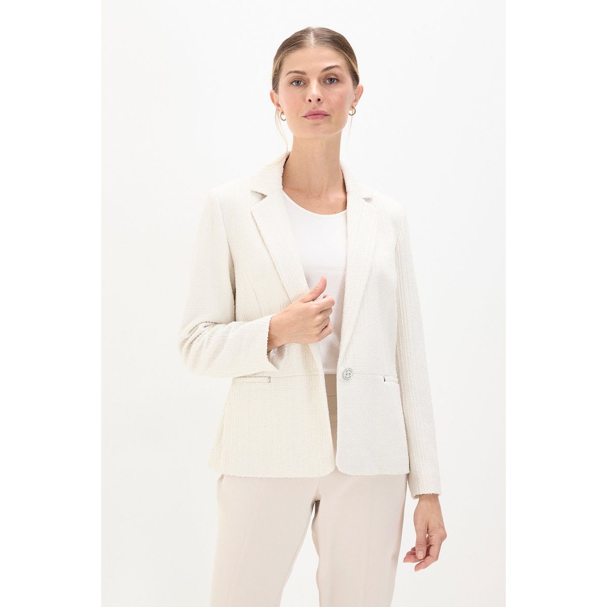 MA GRIFFE - Blazer Crudo Mujer Magriffe