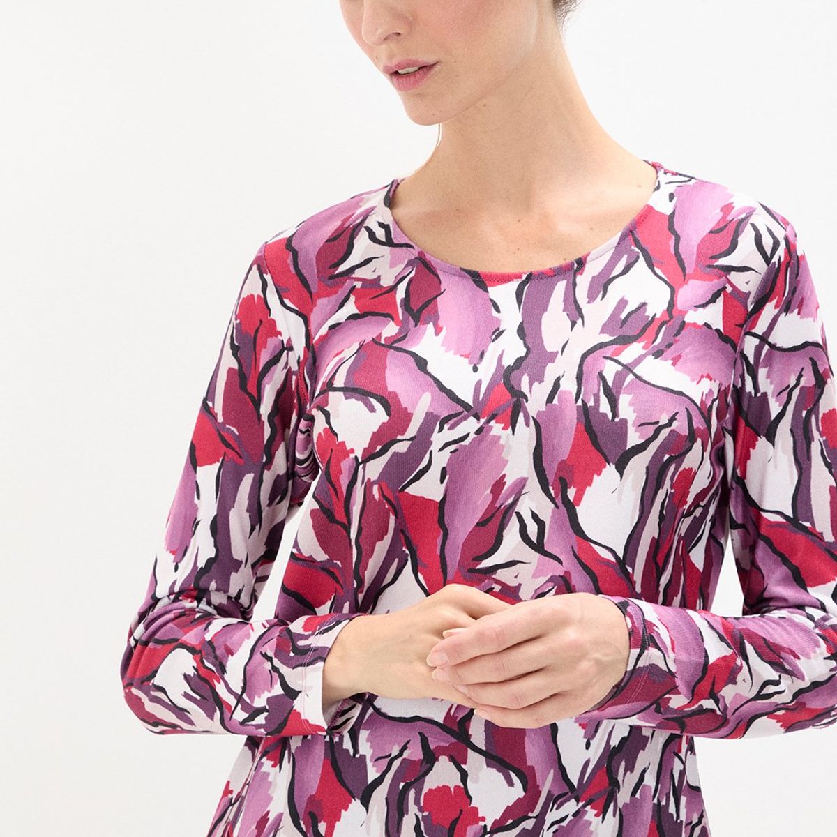 MA GRIFFE - Polera Manga Larga Negro Mujer Magriffe