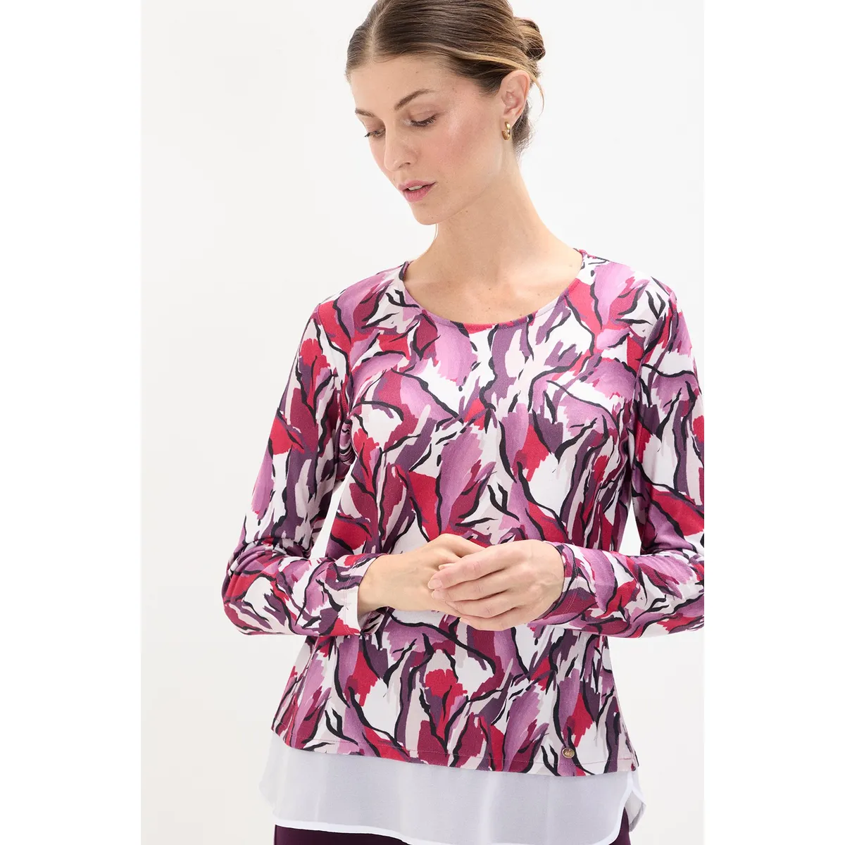 MA GRIFFE - Polera Manga Larga Negro Mujer Magriffe