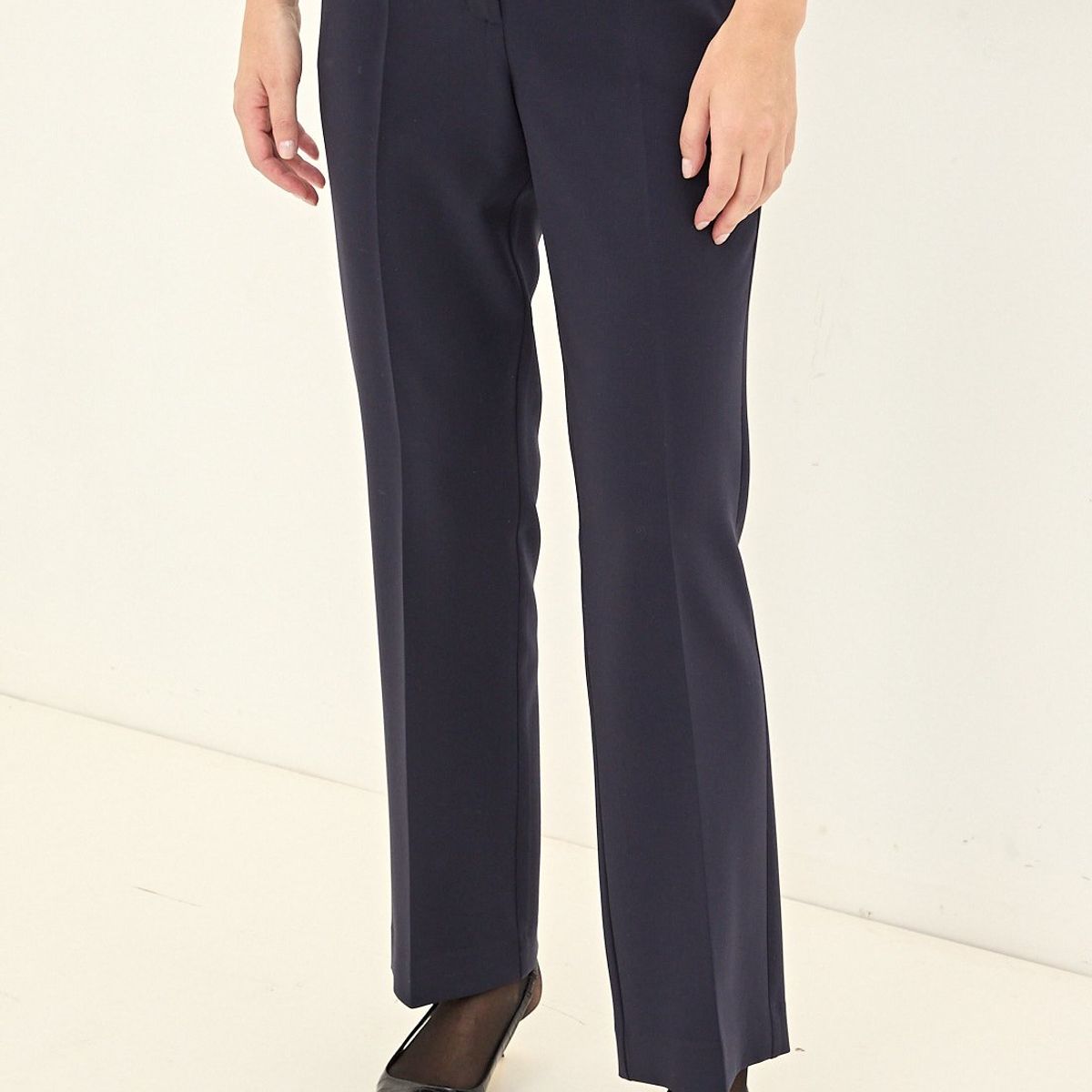 MA GRIFFE - Pantalon Azul Marino Mujer Magriffe
