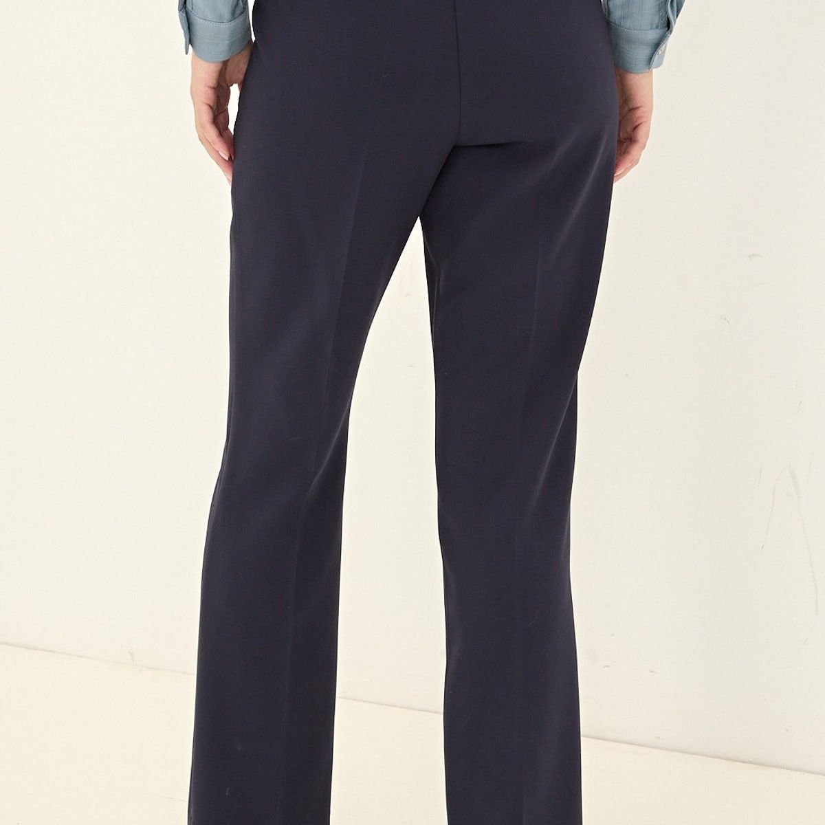 MA GRIFFE - Pantalon Azul Marino Mujer Magriffe