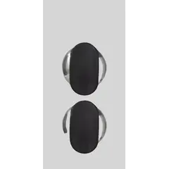 OEM - Set 2 Piezas Botón Manija De Olla Negro