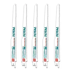 TOTAL TOOLS - Set Repuesto Hoja P Sierra Sable Madera 225mm 5pcs Total Agregar a favoritos