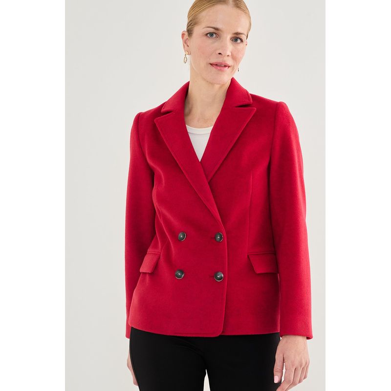 MA GRIFFE - Blazer Rojo Mujer Magriffe