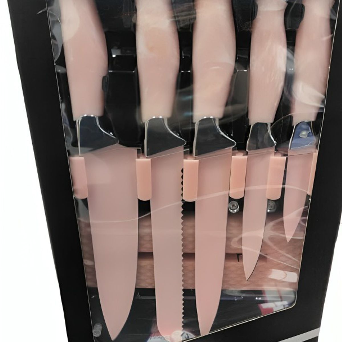 OEM - Set De 5 Cuchillos Rosado