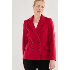 MA GRIFFE - Blazer Rojo Mujer Magriffe