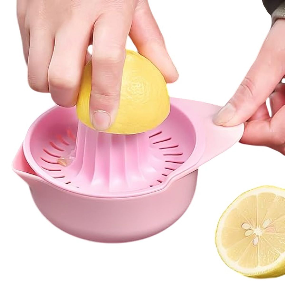 OEM - Exprimidor Saca Jugo Manual De Plástico ROSA