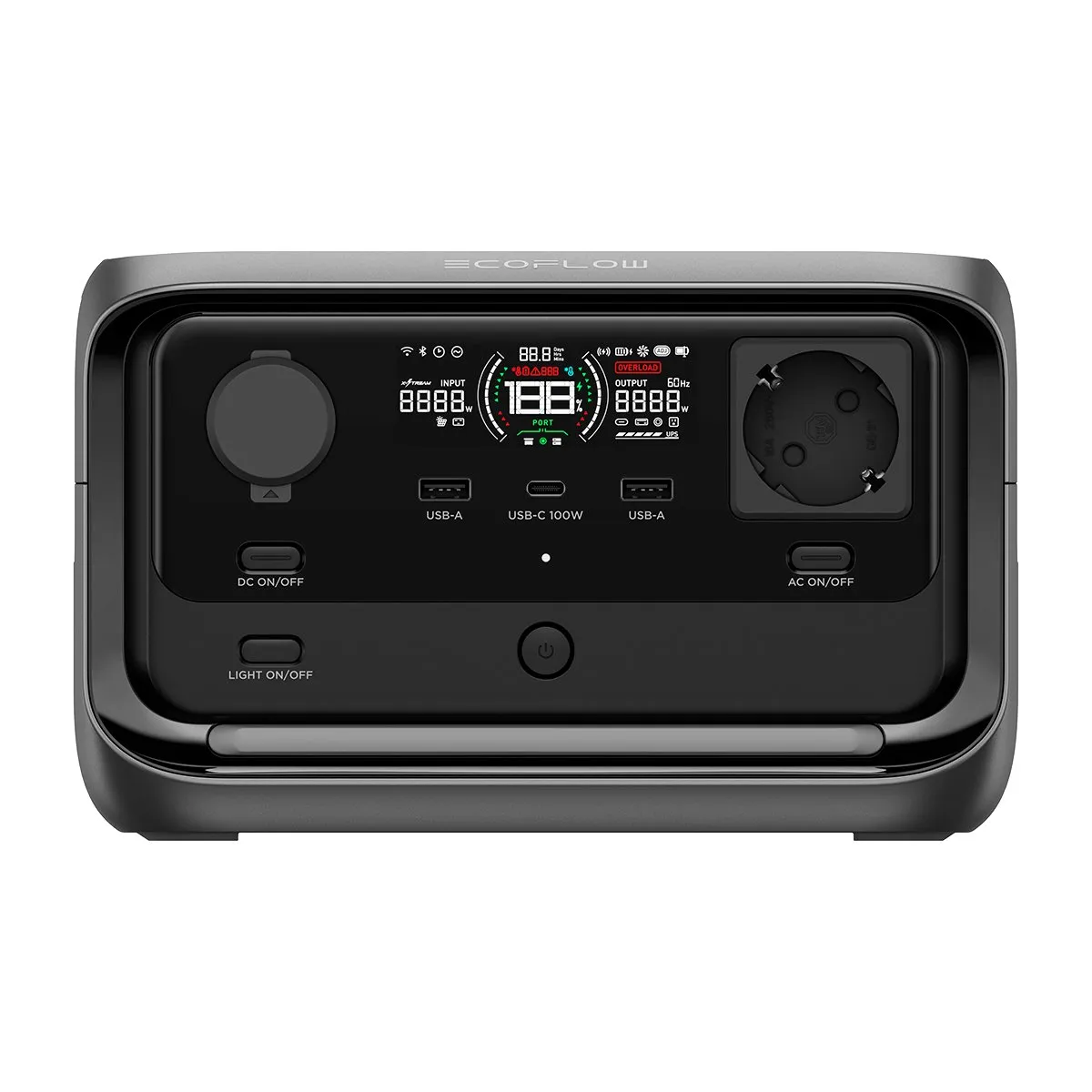 ECOFLOW - Generador EcoFlow River 3 Plus 600W 286Wh