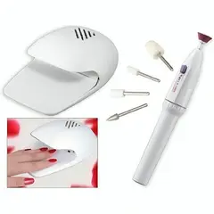 GENERICO - Kit ManicurePedicure Torno Maquina Secado De Uñas