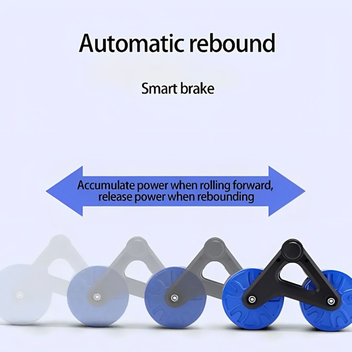 OEM - Rueda De Rebote Automático Abdominal - Negro