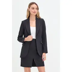 IO - Blazer Negro Mujer