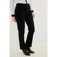 MA GRIFFE - Jeans Negro Mujer Magriffe